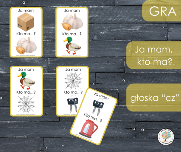 Ja mam, kto ma? - głoska "cz"