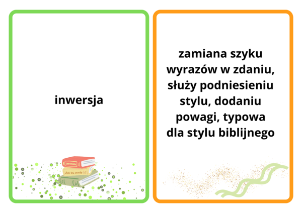 Fiszki, środki stylistyczne, 12 haseł i definicji, pdf, wygodny do druku