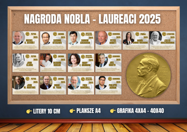 LAUREACI NOBLA 2025 - GAZETKA EDUKACYJNA