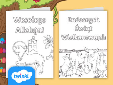 Wielkanocne Kartki z Barankiem