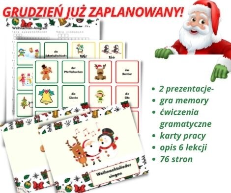 Język niemiecki - Weihnachten und Winter