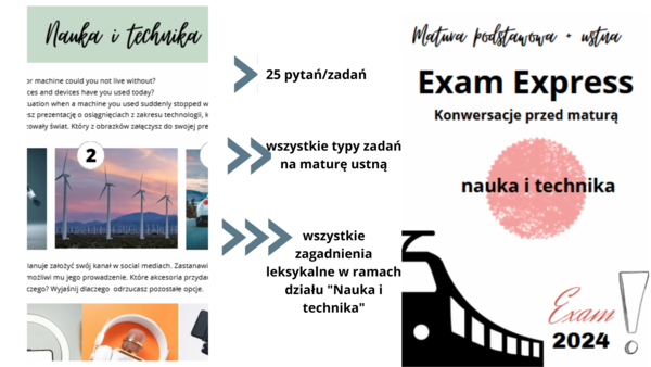 Matura Express, matura podstawowa + ustna, dział "Nauka i technika"