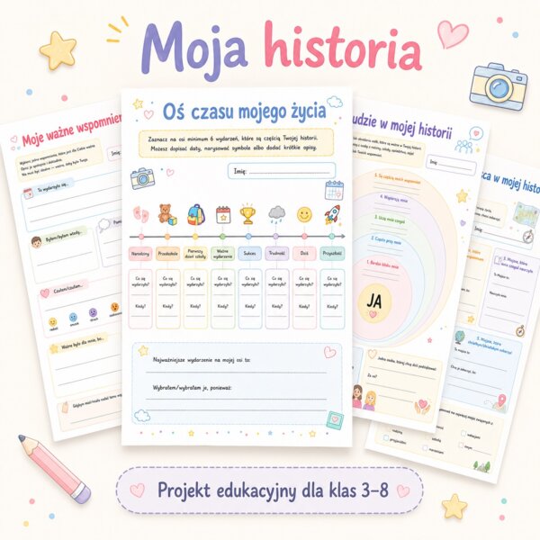 Moja historia - oś czasu życia