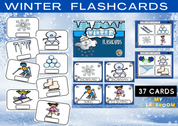 WINTER FLASHCARDS