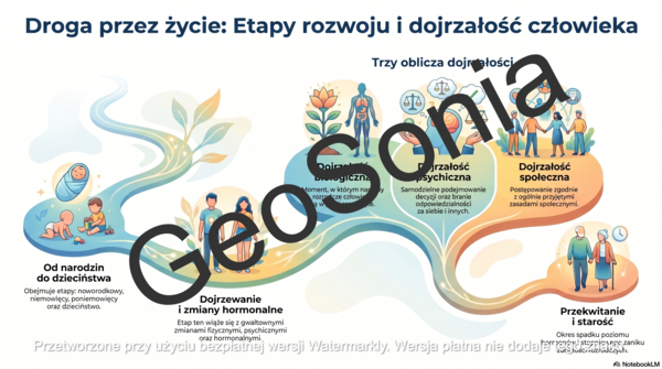 Rozwój człowieka - od narodzin do starości biologia klasa 7 sketchnotka