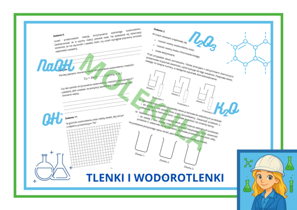 Klasa 7 - Chemia. Karty pracy do działu: "Tlenki i wodorotlenki"
