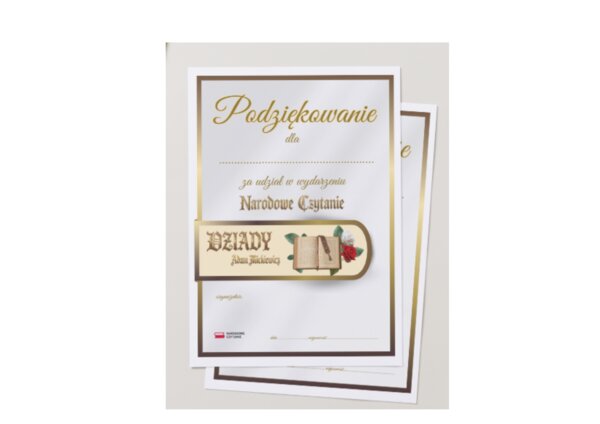 Podziękowanie- Narodowe Czytanie 2026