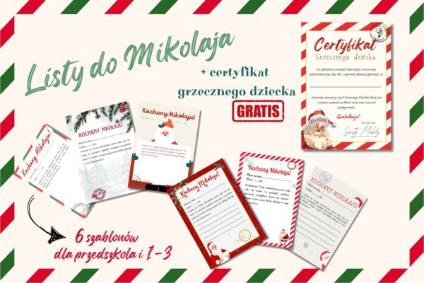 🎅 ZESTAW LISTY DO MIKOŁAJA 🎅