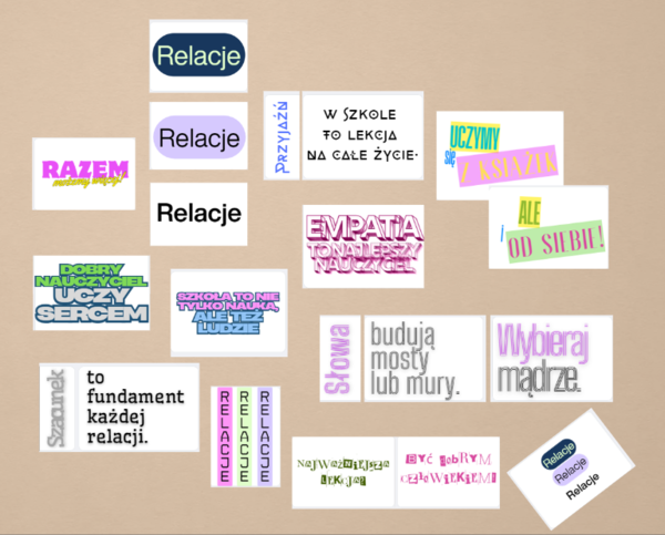 Gazetka szkolna o relacjach w szkole - gazetka ścienna całoroczna!