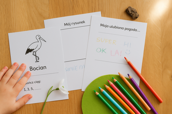 Karta pracy „Wiosenne odkrycia”