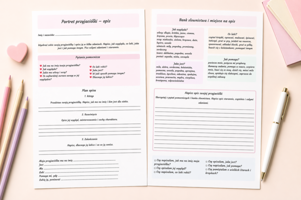 Portret przyjaciółki - opis