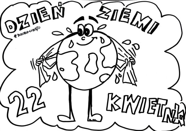 Przedszkole. Dzień Ziemi kolorowanka-1