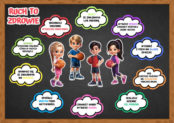 RUCH TO ZDROWIE - gazetka edukacyjna