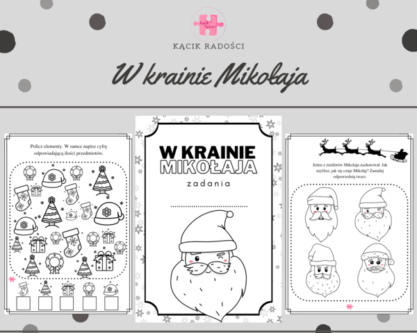 W krainie Mikołaja - zadania dla dzieci
