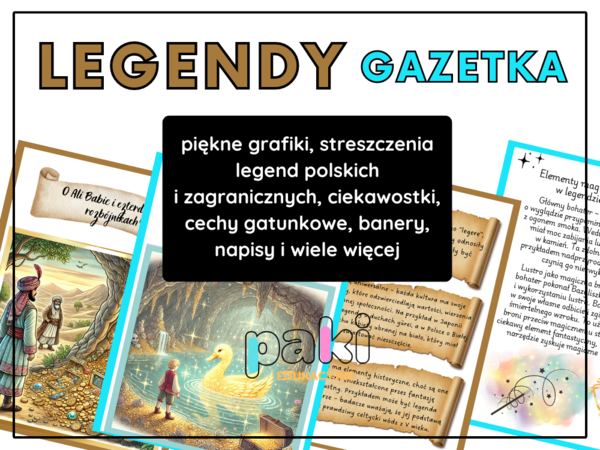 LEGENDY POLSKIE I ZE ŚWIATA // gazetka