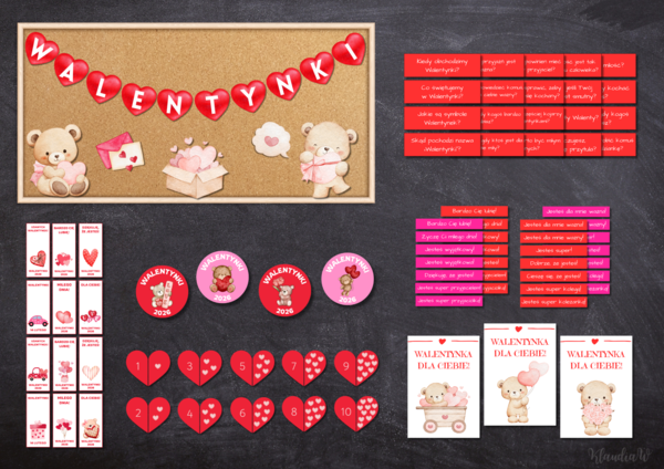 Walentynki - zestaw (PDF)