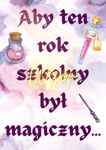 Gazetka na rozpoczęcie roku szkolnego, powitanie, nowy rok szkolny