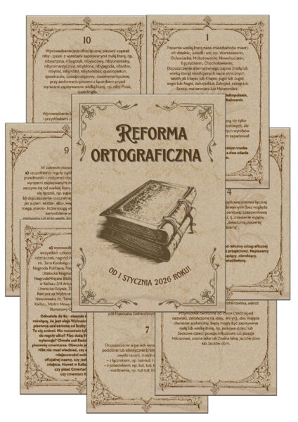 Reforma ortograficzna 2026 – zestawienie zmian