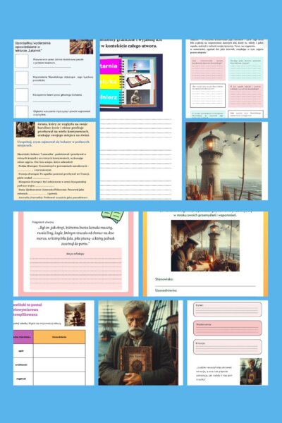 ,,Latarnik"- stacje zadaniowe na lekcję języka polskiego