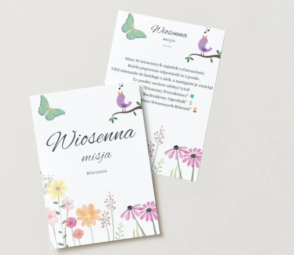 Wiosenna misja - równania