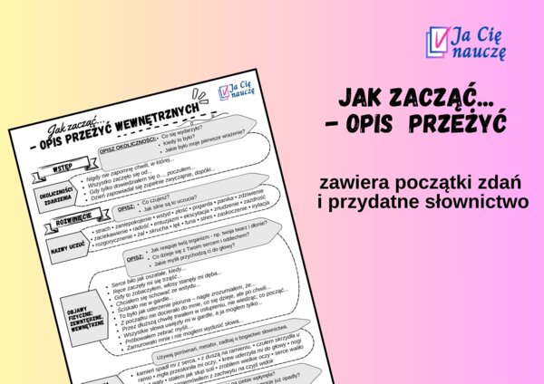 Język polski. Jak zacząć... - opis przeżyć