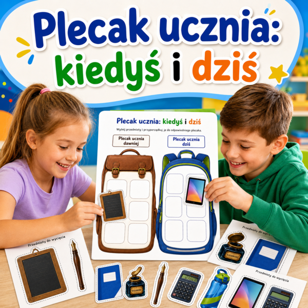 Plecak ucznia: kiedyś i dziś