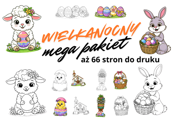 Wielkanocny Zestaw Edukacyjno-Dekoracyjny (MEGA)