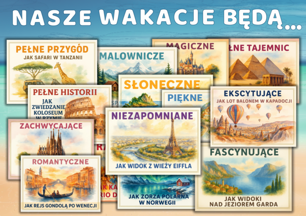 NASZE WAKACJE BĘDĄ... - Gazetka szkolna