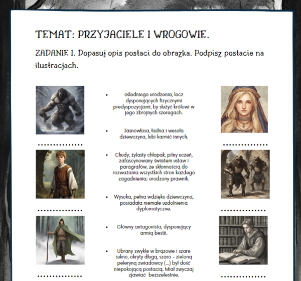 Zwiadowcy - bohaterowie