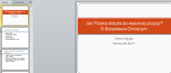 Bolesław Chrobry - prezentacja