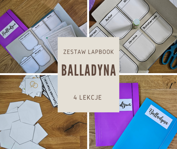 Lapbook "Balladyna" - zestaw materiałów