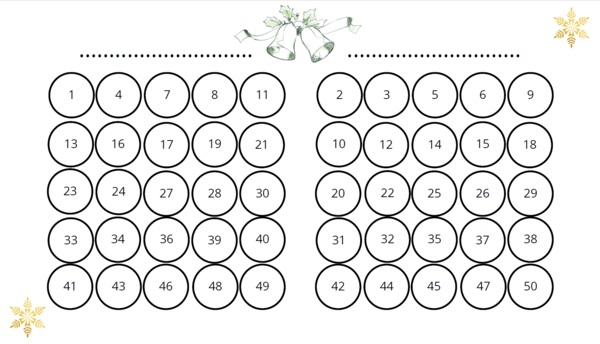 Opowieść wigilijna - BINGO POWTÓRKOWE