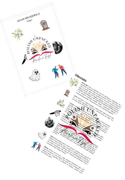 Ikony (obrazki, symbole) + odpowiedzi "Lilije" Adam Mickiewicz