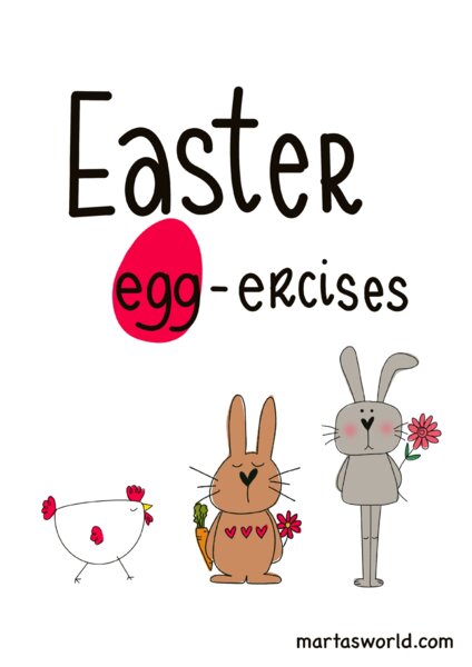 Easter Egg-ercises: Wielkanocne ćwiczenia ze słownictwa dla klas 1–3