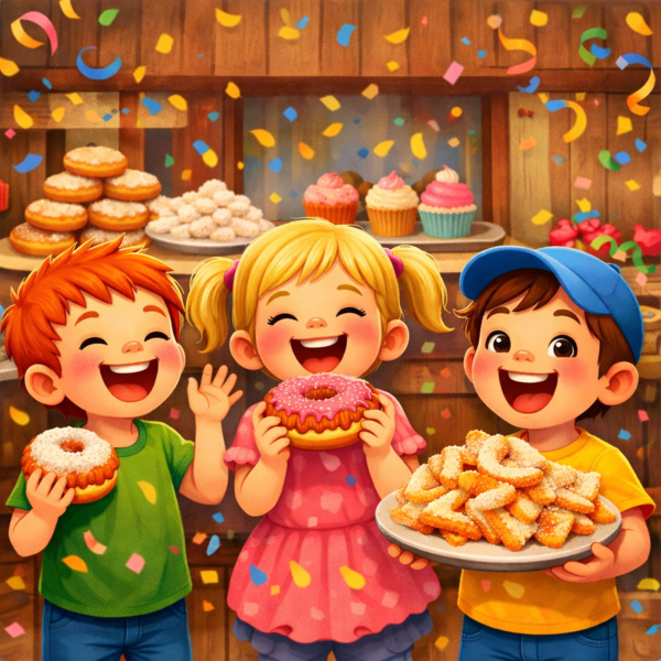 Tłusty czwartek - Jeden pączek, drugi pączek - piosenka dla dzieci