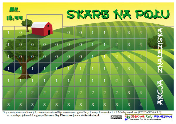 Gra planszowa "Skarb na polu"