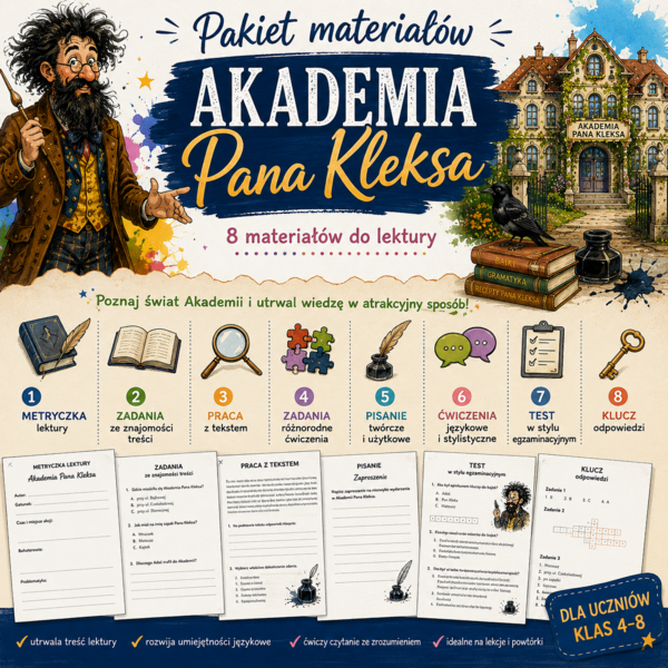 Akademia Pana Kleksa- pakiet materiałów