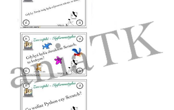 Zaczepki - wersja na zajęcia informatyki