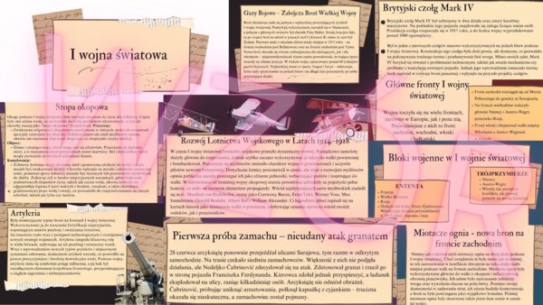 I wojna światowa - Prezentacja