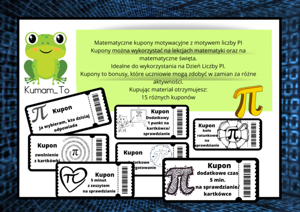 Matematyczne kupony motywacyjne-PI