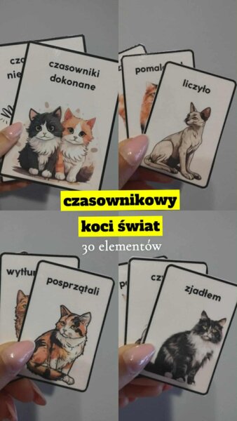 "Czasownikowy koci świat" - czasowniki dokonane i niedokonane