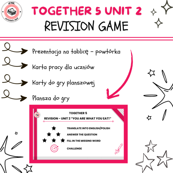 Together 5 Unit 2 Revision Game