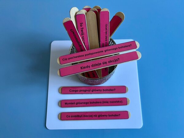 Pytania do lektur - uniwersalne - patyczki