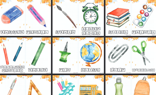 Back to school Flashcards