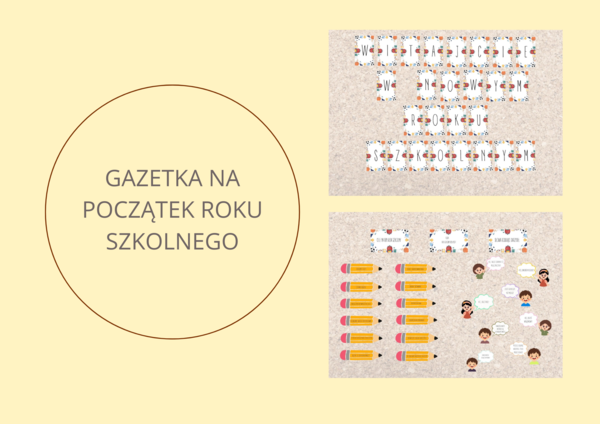 Gazetka na początek roku szkolnego