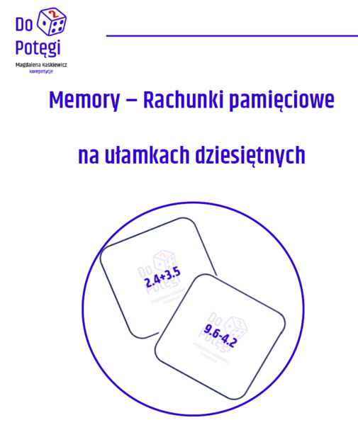 Memory ułamki dziesiętne(rachunki pamięciowe)