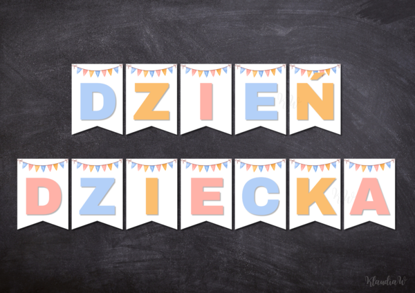 DZIEŃ DZIECKA - GIRLANDA