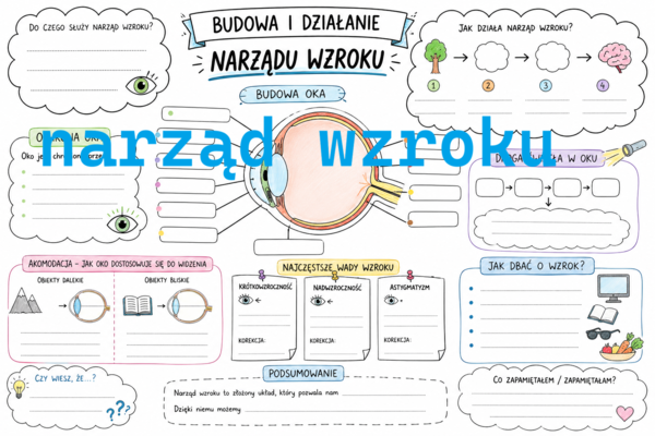 Narząd wzroku notatka graficzna