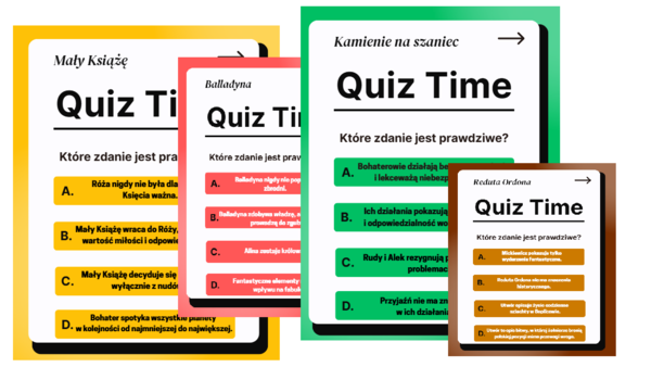 4 zdania – które prawdziwe? Lektury 7-8
