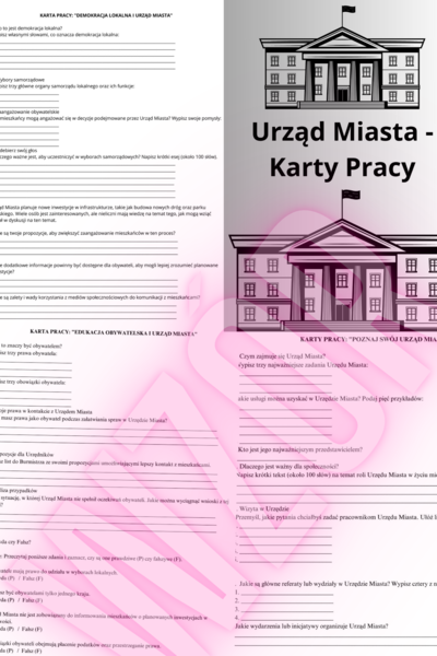Urząd Miasta - Zajęcia Rewalidacyjne - Karty Pracy - 40